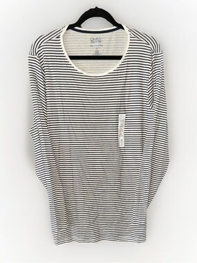 The Classic Black & White Striped Long Sleeve Shirt